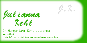 julianna kehl business card